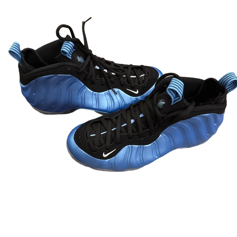 Nike Men’s University Blue Foamposite Athletic Sneakers